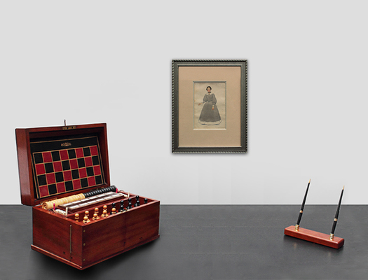 Юон Константин Федорович. Эскиз костюма Любови Гордеевны к спектаклю «Бедность не порок» по пьесе А.Н. Островского 1945 г. 